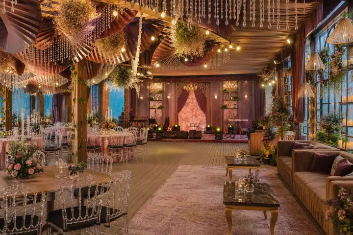 A celebration space styled by Meragi